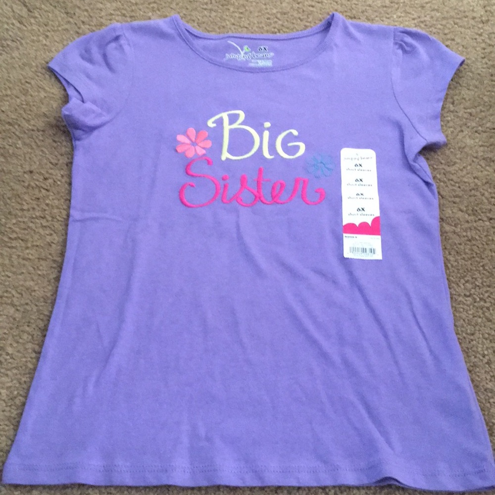 Jumping Beans Big Sister Short Sleeve Tee